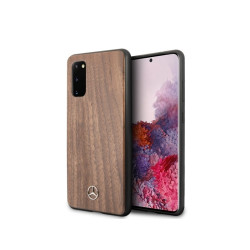 Mercedes Samsung Galaxy S20 G980 hard case brown Wood Line Walnut