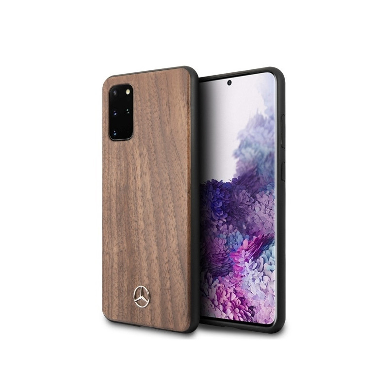 Mercedes Samsung Galaxy S20+ G985 hard case brown Wood Line Walnut Mercedes Samsung Galaxy S20+ G985 hard case brown Wood Line Walnut