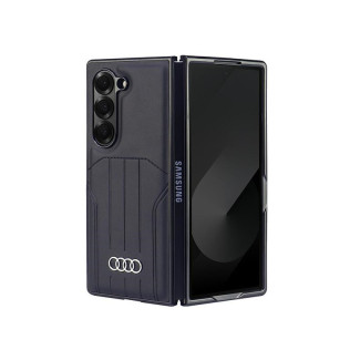 Audi Coque rigide cuir synthétique noire pour Samsung Galaxy Z Fold6 F956