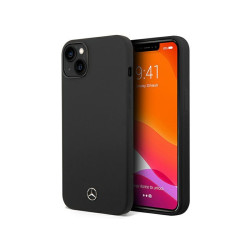 Mercedes iPhone 13/14/15 Black Hardcase Silicone Line
