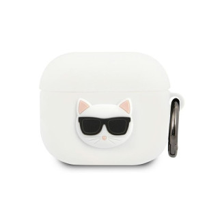 Karl Lagerfeld AirPods 3 cover white Silicone Choupette