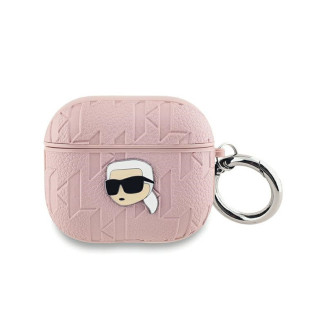 Karl Lagerfeld AirPods 3 cover pink Monogram Karl Head