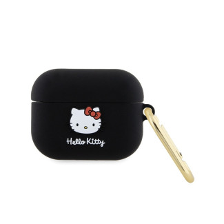 Hello Kitty AirPods Pro Cover Black Silicone 3D Kitty Head