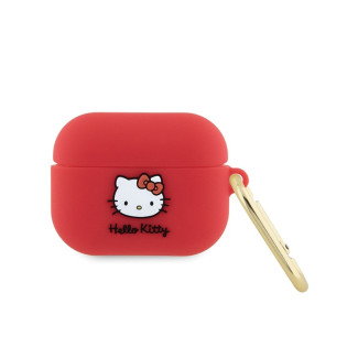 Hello Kitty AirPods Pro Cover Fuchsia Silicone 3D Kitty Head