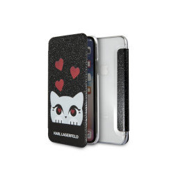 Karl Lagerfeld iPhone X black book Valentine