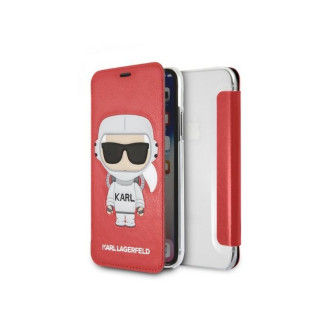 Karl Lagerfeld iPhone X/XS bookcase red Karl Space Cosmonaut