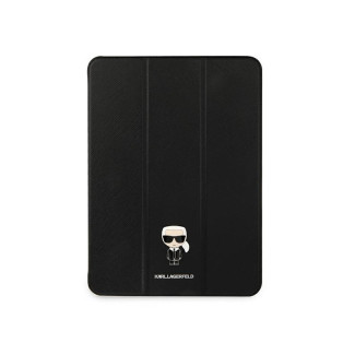 Karl Lagerfeld iPad 12.9 Pro 2021 Book Cover black Saffiano Karl Iconic