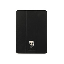 Karl Lagerfeld iPad 12.9 Pro 2021 Book Cover black Saffiano Karl Iconic