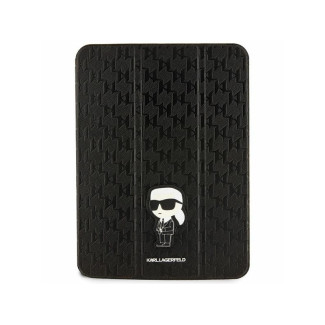 Karl Lagerfeld iPad 10.9 Folio Magnet Allover Cover black Saffiano Monogra