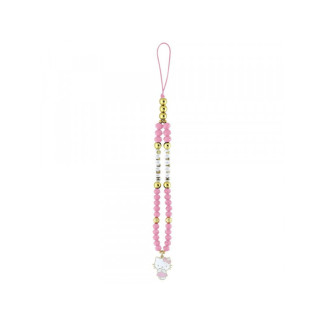 Hello Kitty Pearls and Beads Kitty Charm Phone Charm Pink