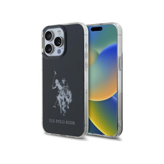 US Polo iPhone 15 Pro Max black Shiny Big Logo