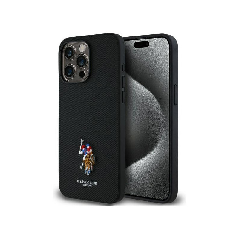 US Polo iPhone 15 Pro Max black Embroidered DH Color US Polo iPhone 15 Pro Max black Embroidered DH Color