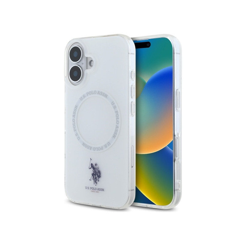 US Polo iPhone 16 white IML Ring MagSafe US Polo iPhone 16 white IML Ring MagSafe