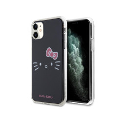 Hello Kitty iPhone 11/Xr black hardcase IML Kitty Face