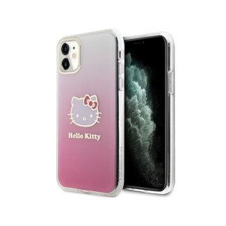 Hello Kitty iPhone 11/Xr pink hardcase IML Gradient Electrop Kitty Head