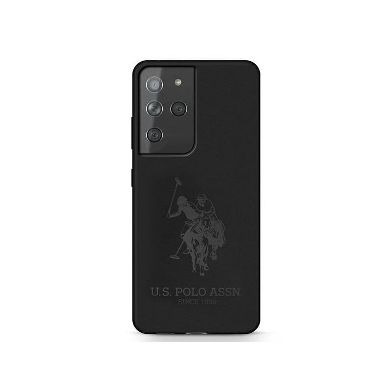 US Polo Samsung Galaxy S21 Ultra G998 black Silicone On Tone US Polo Samsung Galaxy S21 Ultra G998 black Silicone On Tone