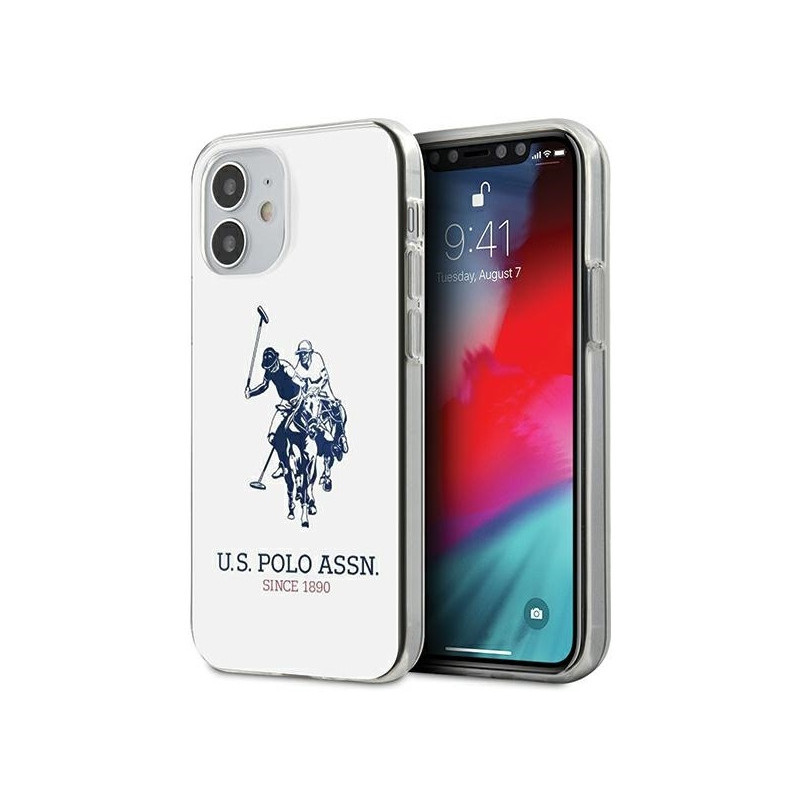 US Polo iPhone 12 mini white Shiny Big Logo US Polo iPhone 12 mini white Shiny Big Logo