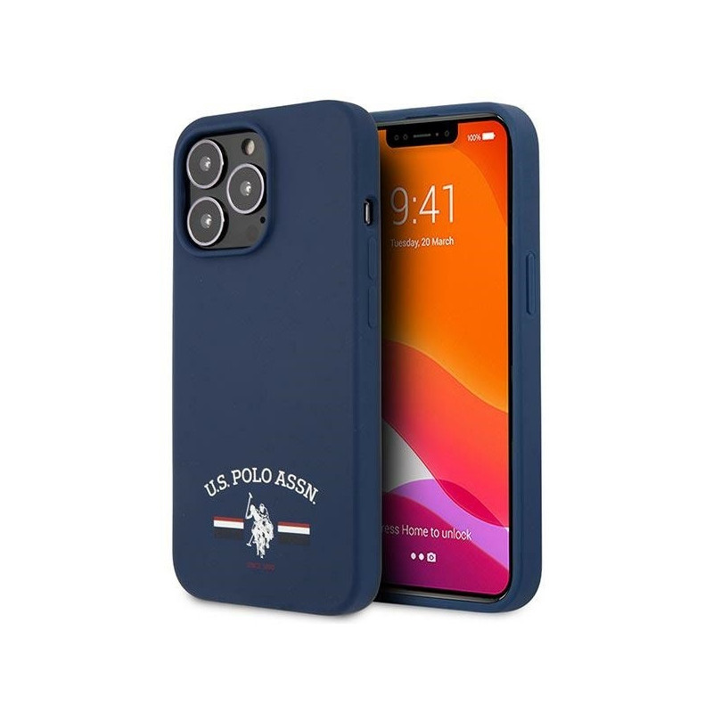 US Polo iPhone 13 Pro Max navy Silicone Collection US Polo iPhone 13 Pro Max navy Silicone Collection