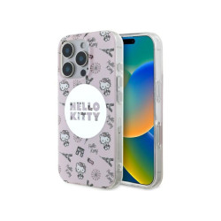 Hello Kitty iPhone 16 Pro pink hardcase IML All Over Paris Magsafe
