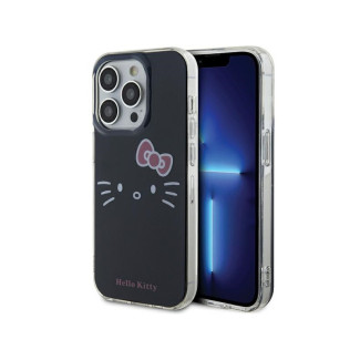 Hello Kitty iPhone 13 Pro Max black hardcase IML Kitty Face