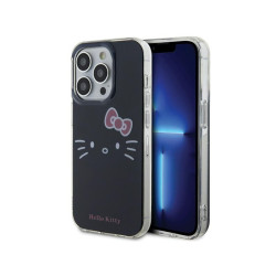 Hello Kitty iPhone 14 Pro black hardcase IML Kitty Face
