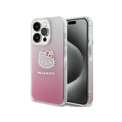 Hello Kitty iPhone 14 Pro pink hardcase IML Gradient Electrop Kitty Head