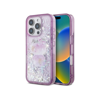 Hello Kitty iPhone 16 Pro Max purple hardcase Liquid Glitter 50TH Anniversa