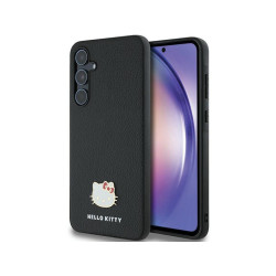 Hello Kitty Samsung Galaxy A55 A556 black hardcase Metal Logo Kitty Head