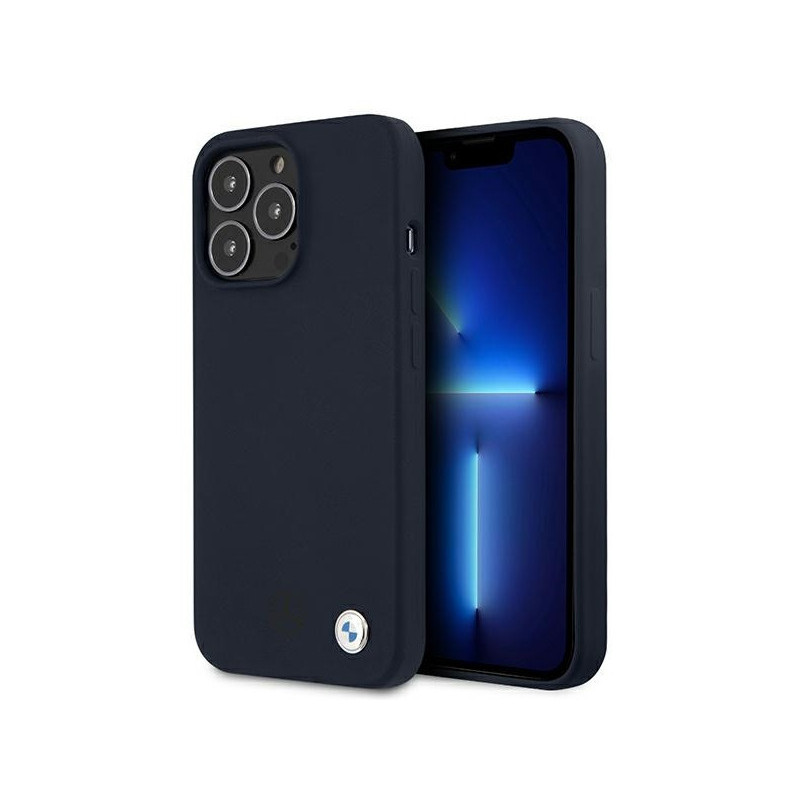 BMW iPhone 13 Pro Max navy hardcase Silicone Signature BMW iPhone 13 Pro Max navy hardcase Silicone Signature