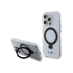 BMW Coque rigide transparente M Collection MagSafe pour iPhone 15 Pro Max