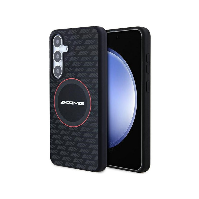 AMG Coque Samsung Galaxy S24+ Rigide Noire Silicone Carbone MagSafe MPN AMG Coque Samsung Galaxy S24+ Rigide Noire Silicone Carbone MagSafe MPN