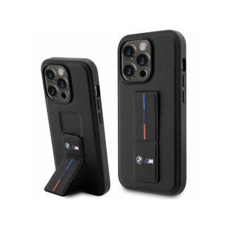 BMW Coque rigide noire Pour iPhone 14 Pro Max Grip Estampé