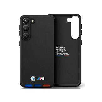 BMW Étui Samsung Galaxy A54 Noir Cuir Tricolore MPN