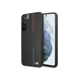 BMW Coque Rigide Samsung S22+ S906 Noir Collection M Triangles MPN