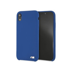 BMW Coque iPhone Xr Bleu Marine Silicone Collection M MPN