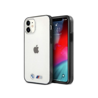 BMW iPhone 12 mini transparent hardcase Sandblast