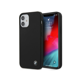 BMW iPhone 12 mini black hardcase Silicone Signature