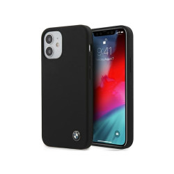 BMW iPhone 12 mini black hardcase Silicone Signature