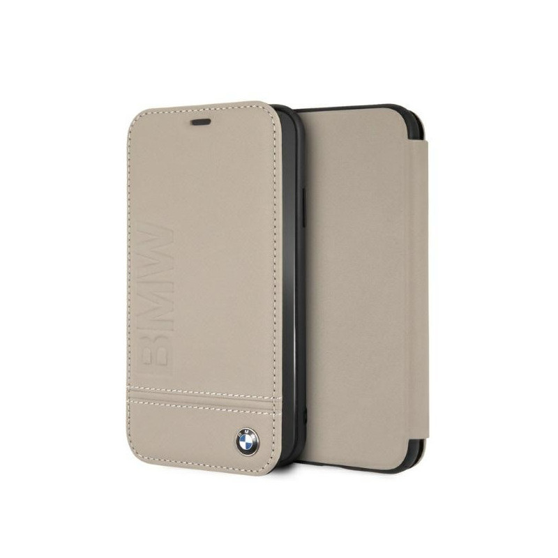 BMW Étui iPhone XR Taupe Logo Imprimé MPN BMW Étui iPhone XR Taupe Logo Imprimé MPN