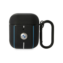 BMW AirPods 1/2 cover black Leather Color Lines