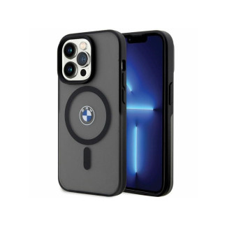 BMW Coque dure noire iPhone 14 Pro Signature MagSafe