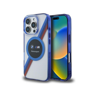 BMW Coque iPhone 16 Pro Max Transparent Motorsport Cercle IML MPN