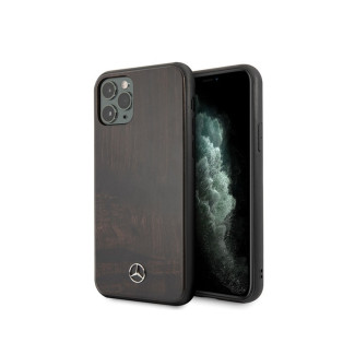 Mercedes iPhone 11 Pro Max hard case brown Wood Line Rosewood