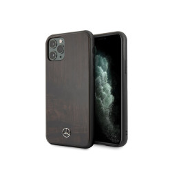 Mercedes iPhone 11 Pro Max hard case brown Wood Line Rosewood