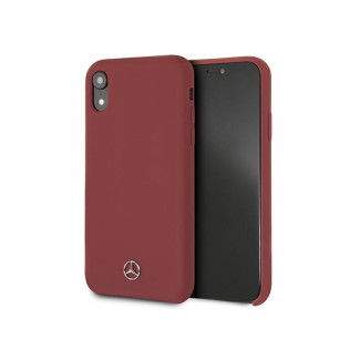Mercedes iPhone XR Red Hardcase Silicone Line