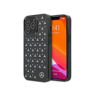 Mercedes iPhone 13/13 Pro black hardcase Silver Stars Pattern