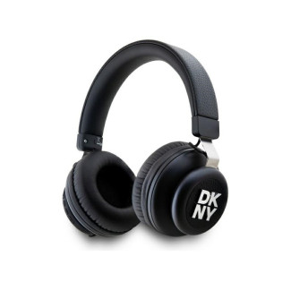 DKNY Casque Bluetooth noir logo en métal