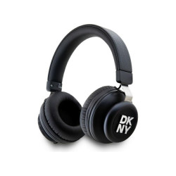 DKNY Casque Bluetooth noir logo en métal