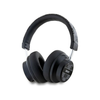 DKNY Casque Bluetooth noir motif à carreaux
