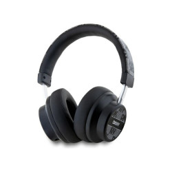 DKNY Casque Bluetooth noir motif à carreaux